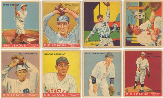 1933 Goudey and 1934-36 National Chicle Diamond Stars Collection (96) Including Collins and Rixey